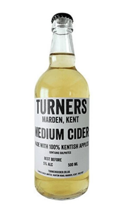 Buy Turners Medium Cider 500ml at herculeswines.co.uk